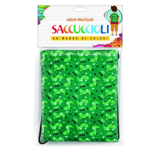 LEBEZ SACCA FANTASY IN POLIESTERE 33X43 CM FANTASIE ASSORTITE CONF 12 Pz.